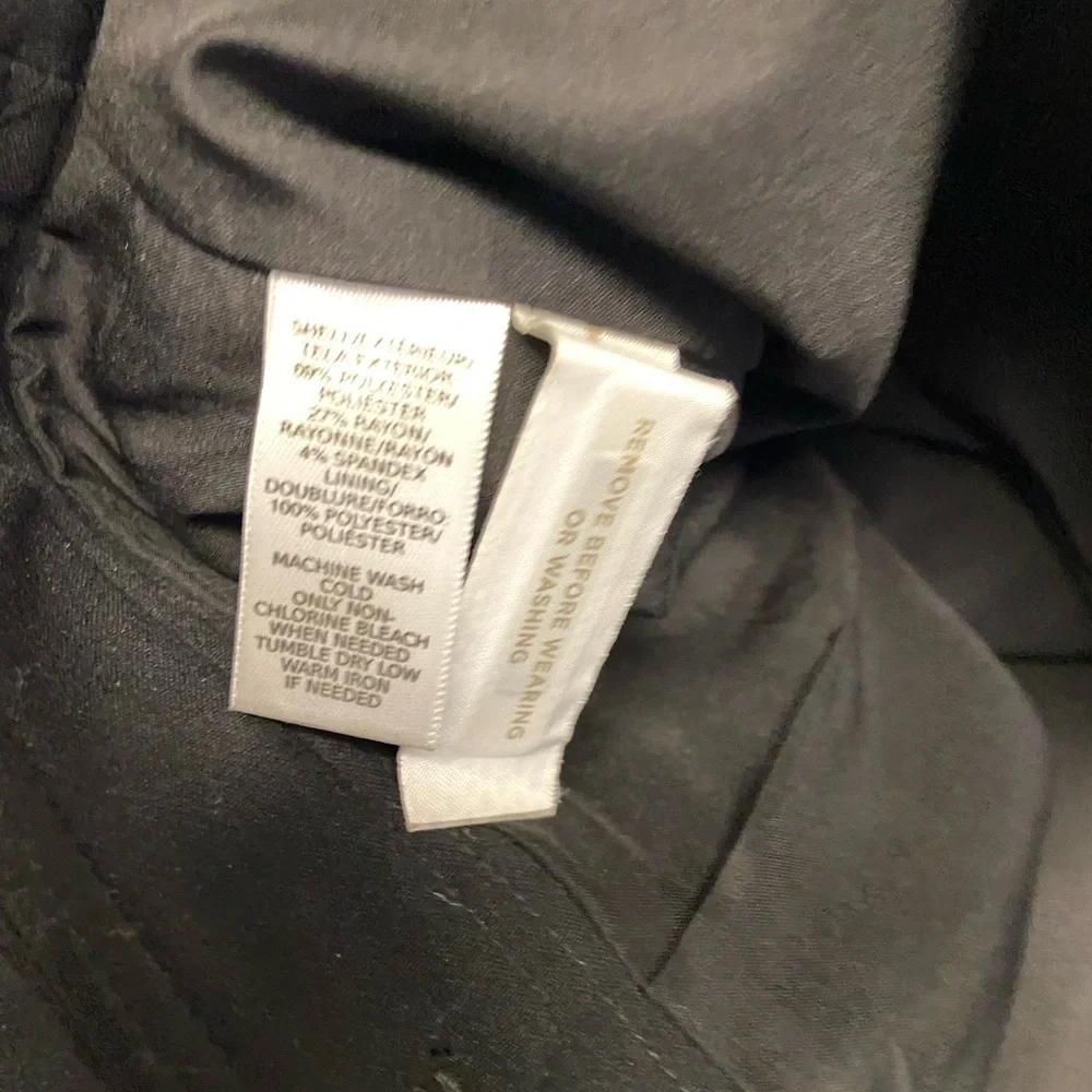 Loft Black Career Skirt